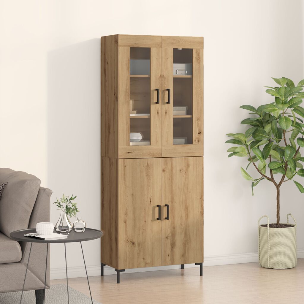 vidaXL Βαθιά Καμπίνα με Ράφι Δρυός