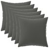 vidaXL &Kappa;ά&lambda;&upsilon;&mu;&mu;&alpha; &Mu;&alpha;&xi;&iota;&lambda;&alpha;&rho;&iota;&omicron;ύ 6 pcs HEERLEN &Alpha;&nu;&theta;&rho;&alpha;&kappa;ί 40 x 40 cm &Pi;&omicron;&lambda;&upsilon;&epsilon;&sigma;&tau;έ&rho;&alpha;&sigmaf;