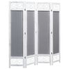 vidaXL Διαχωριστικό Δωματίου με 4 Πάνελ Γκρι 140 x 165 εκ. Υφασμάτινο