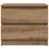 vidaXL Κομοδίνα 2 τεμ Artisan Oak 50x40x43.5 cm Κατασκευασμένο ξύλο