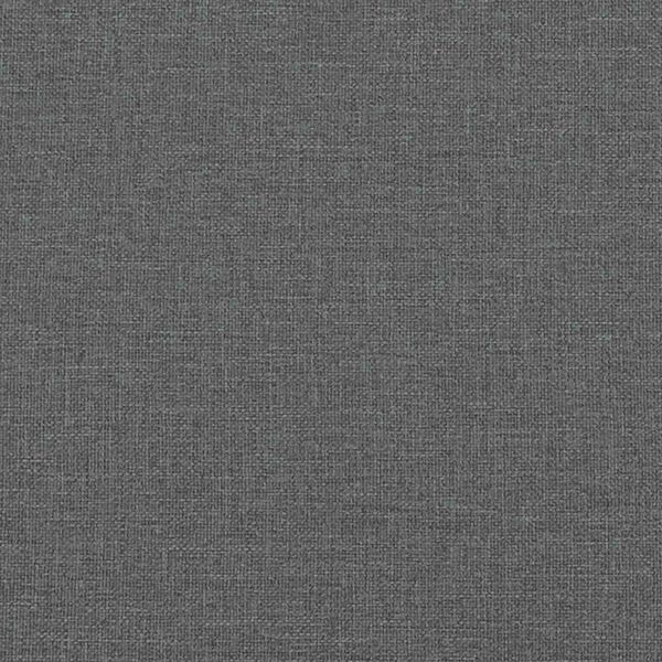vidaXL Κρεβάτι Boxspring με Στρώμα Σκούρο Γκρι 160x200 εκ Υφασμάτινο