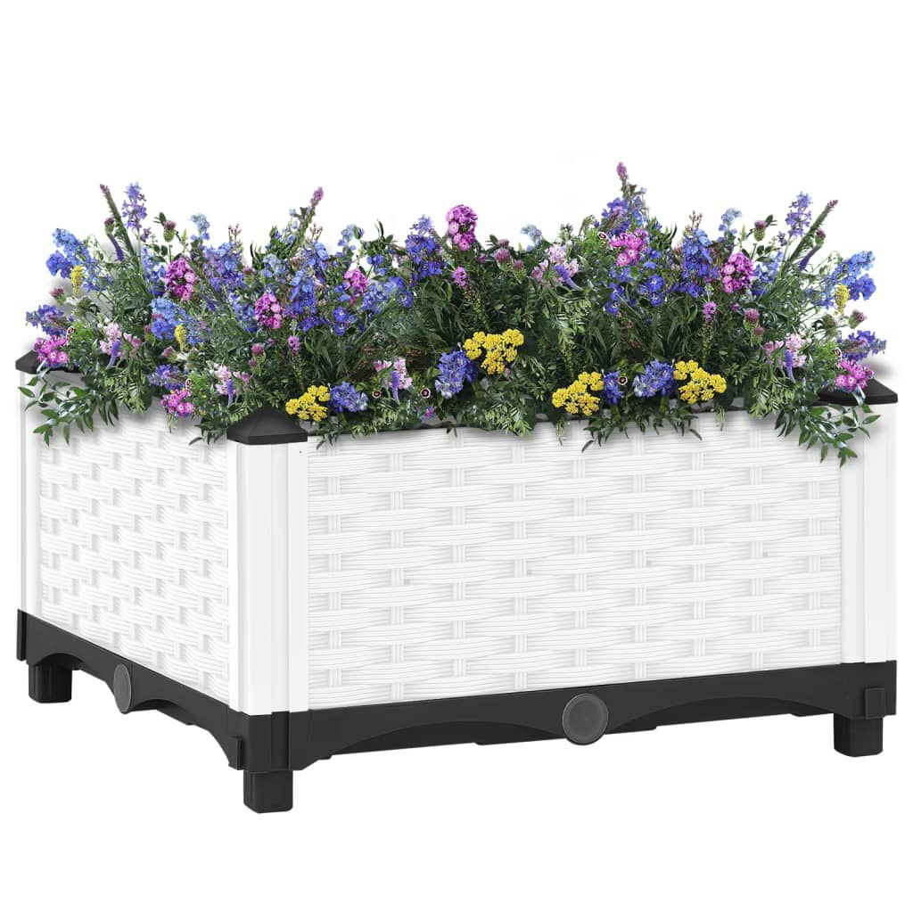 vidaXL Ζαρντινιέρα 40 x 40 x 23 εκ. από Πολυπροπυλένιο