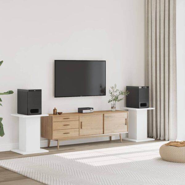 vidaXL &Beta;ά&sigma;&epsilon;&iota;&sigmaf; &Eta;&chi;&epsilon;ί&omega;&nu; 2 &Tau;&epsilon;&mu;. &Lambda;&epsilon;&upsilon;&kappa;ή 30x30x60 &epsilon;&kappa;. &Epsilon;&pi;&epsilon;&xi;. &Xi;ύ&lambda;&omicron;