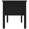 vidaXL Τραπεζάκι Σαλονιού Μαύρο 102x49x55 εκ. από Μασίφ Ξύλο Πεύκου