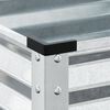 vidaXL Ζαρντινιέρα Κήπου 45x45x88 εκ. από Γαλβανισμένο Χάλυβα