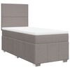 vidaXL &Kappa;&rho;&epsilon;&beta;ά&tau;&iota; Boxspring &mu;&epsilon; &Sigma;&tau;&rho;ώ&mu;&alpha; Taupe 90x190 &epsilon;&kappa;.&Upsilon;&phi;&alpha;&sigma;&mu;ά&tau;&iota;&nu;&omicron;