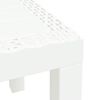 vidaXL Τραπέζι Κήπου Λευκό 59 x 47 x 40 εκ. Πολυπροπυλένιο