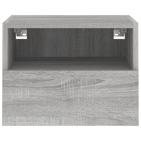 vidaXL Ντουλάπι Τοίχου Τηλεόρασης Γκρι Sonoma 40x30x30 εκ. Επεξ. Ξύλο