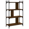 vidaXL Βιβλιοθήκη 4 Επιπέδων Καφέ Δρυς 76 x 32 x 123 εκ. Επεξ. Ξύλο