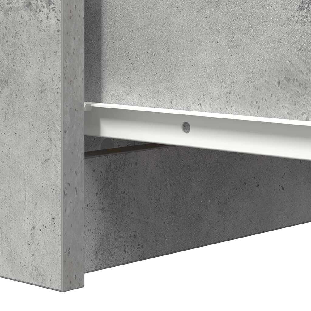 vidaXL Ντουλάπι Γκρι Σκυροδέματος 37,5x35x76 εκ. Επεξεργασμένο Ξύλο