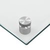 vidaXL Πλάτη Κουζίνας Διαφανής 90 x 40 εκ. από Ψημένο Γυαλί