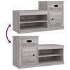 vidaXL Παπουτσοθήκη Γκρι Sonoma 100x42x60 εκ. από Επεξεργασμένο Ξύλο