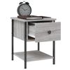 vidaXL Κομοδίνο Γκρι Sonoma 34 x 35,5 x 45 εκ. από Επεξεργασμένο Ξύλο