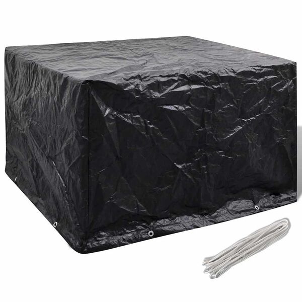 vidaXL Κάλυμμα Επίπλων Κήπου με 8 Κρίκους 135 x 135 x 90 εκ.