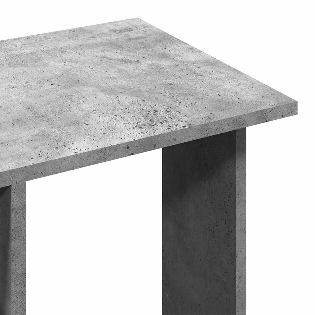 vidaXL Ντουλάπα με Ροδάκια Γκρι Σκυρ. 102x38x110εκ. Επεξεργασμένο Ξύλο