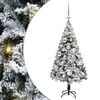 vidaXL Τεχνητό Χριστουγεννιάτικο Δέντρο με 150 LED Λευκό 120 cm
