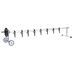 vidaXL Ρόλερ Καλύμματος Πισίνας με Βάση από Ανοξείδωτο Ατσάλι