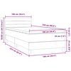 vidaXL Box Spring &kappa;&rho;&epsilon;&beta;ά&tau;&iota; &mu;&epsilon; &sigma;&tau;&rho;ώ&mu;&alpha; &alpha;&nu;&omicron;&iota;&chi;&tau;ό &gamma;&kappa;&rho;&iota; 100x220 &epsilon;&kappa;. &Beta;&epsilon;&lambda;&omicron;ύ&delta;&iota;&nu;&omicron;