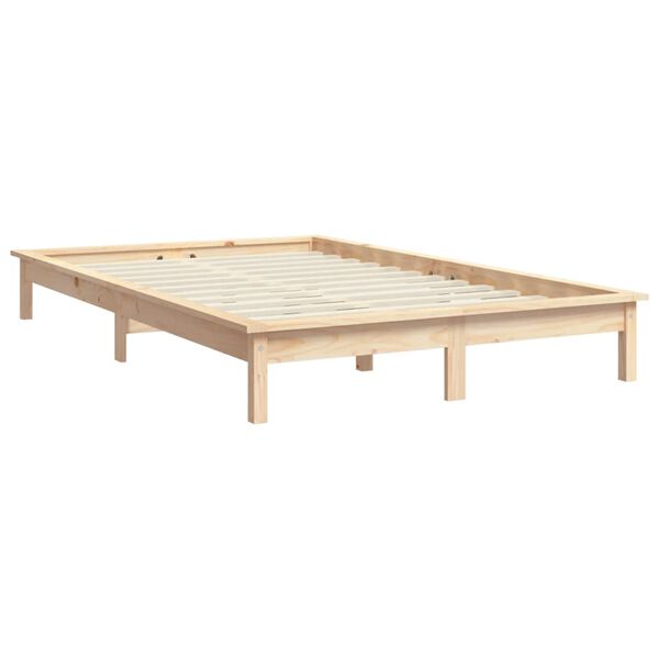 vidaXL Πλαίσιο Κρεβατιού 180x200 εκ. Μασίφ Πεύκο Super King