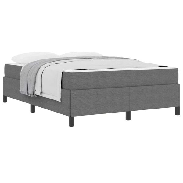 vidaXL Σκελετός Κρεβατιού Ανοιχτό γκρι 160 x 200 cm Βελούδο
