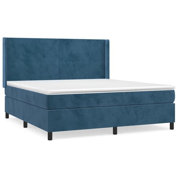vidaXL &Kappa;&rho;&epsilon;&beta;ά&tau;&iota; Boxspring &mu;&epsilon; &Sigma;&tau;&rho;ώ&mu;&alpha; &Sigma;&kappa;&omicron;ύ&rho;&omicron; &Mu;&pi;&lambda;&epsilon; 180x200 &epsilon;&kappa;. &Beta;&epsilon;&lambda;&omicron;ύ&delta;&iota;&nu;&omicron;