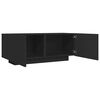 vidaXL Έπιπλο Τηλεόρασης Μαύρο 100 x 35 x 40 εκ. Επεξ. Ξύλο