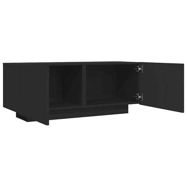 vidaXL Έπιπλο Τηλεόρασης Μαύρο 100 x 35 x 40 εκ. Επεξ. Ξύλο