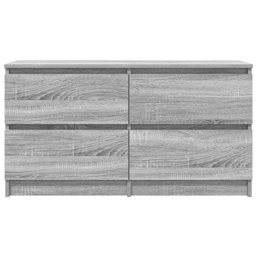 vidaXL Έπιπλο Τηλεόρασης Γκρι Sonoma 100x35x54 εκ. από Επεξεργ. Ξύλο