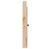 vidaXL Πόρτα κουζίνας 2 pcs Κρεμ 50 x 9 x 82 εκ Μασίφ ξύλο πεύκου