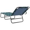 vidaXL Πτυσσόμενη ξαπλώστρα 2 pcs Πράσινο 56 x 189 x 87 εκ. ύφασμα