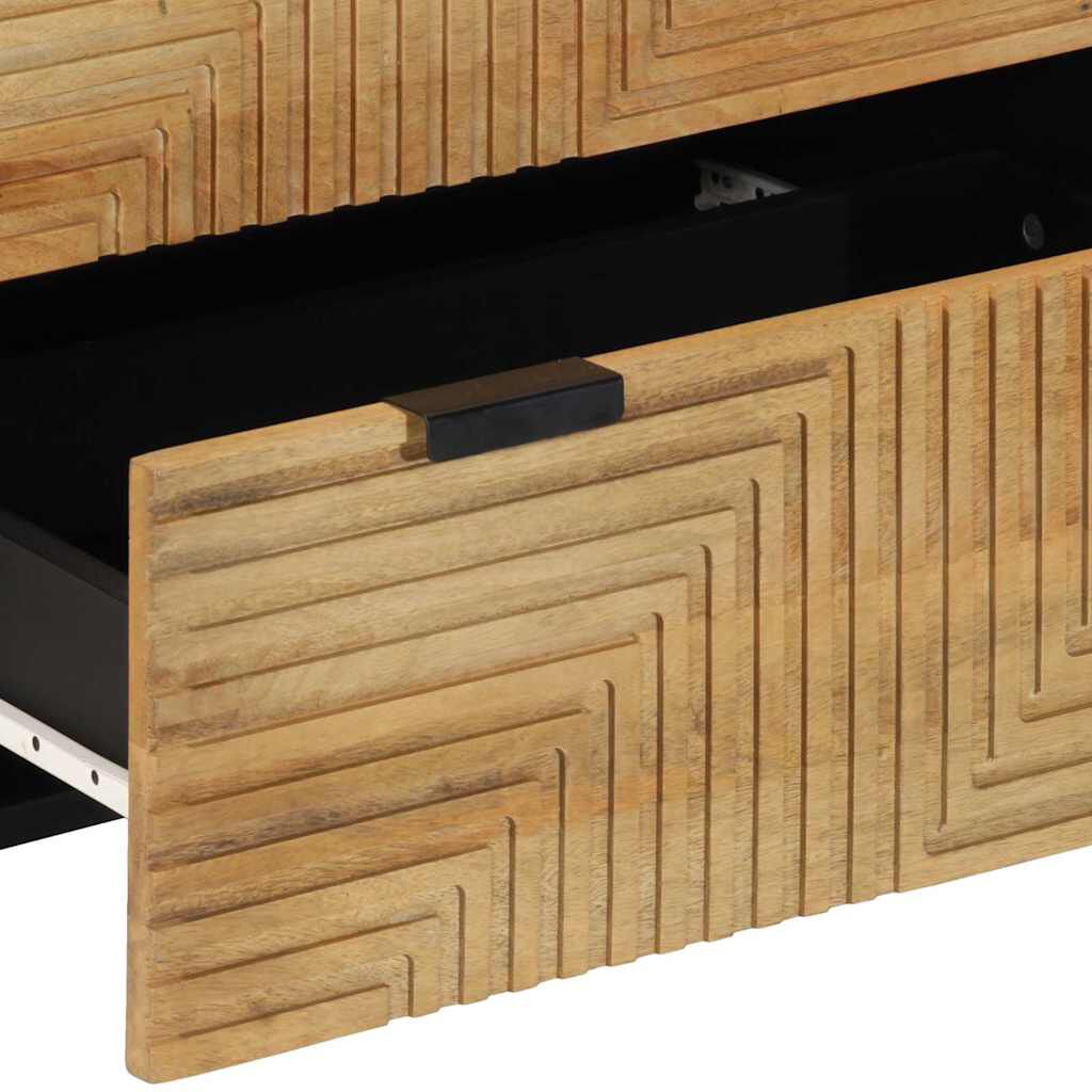 vidaXL Sideboards 2 τεμάχια καφέ 60x33x75 cm μασίφ ξύλο Mango