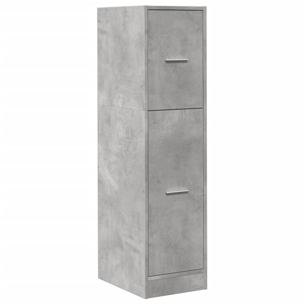 vidaXL Συρταριέρα Γενικής Χρήσης Γκρι Σκυρ.30x41x118 εκ. Επεξ. Ξύλο