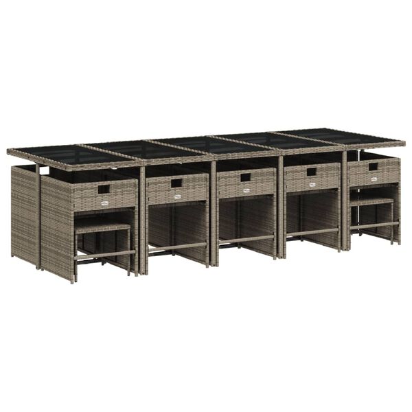 vidaXL &Sigma;&epsilon;&tau; &Tau;&rho;&alpha;&pi;&epsilon;&zeta;&alpha;&rho;ί&alpha;&sigmaf; &Kappa;ή&pi;&omicron;&upsilon; 15 &tau;&epsilon;&mu;. &Gamma;&kappa;&rho;&iota; &Sigma;&upsilon;&nu;&theta;&epsilon;&tau;&iota;&kappa;ό &Rho;&alpha;&tau;ά&nu; &mu;&epsilon; &Mu;&alpha;&xi;&iota;&lambda;ά&rho;&iota;&alpha;