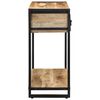 vidaXL Τραπέζι κονσόλας 100x35x75 cm Στερεό ακατέργαστο ξύλο Mango