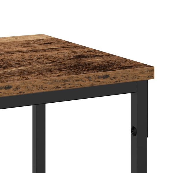 vidaXL Κονσόλα Παλιού Ξύλου 200x30x75 εκ Κατασκευασμένο Ξύλο και Ατσάλι