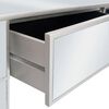 vidaXL Τραπέζι Κονσόλα Καθρέφτης 106,5 x 38 x 76,5 εκ. από MDF & Γυαλί