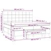 vidaXL &Kappa;&rho;&epsilon;&beta;ά&tau;&iota; Boxspring &mu;&epsilon; &Sigma;&tau;&rho;ώ&mu;&alpha; &Sigma;&kappa;&omicron;ύ&rho;&omicron; &Mu;&pi;&lambda;&epsilon; 200x200 &epsilon;&kappa;. &Beta;&epsilon;&lambda;&omicron;ύ&delta;&iota;&nu;&omicron;