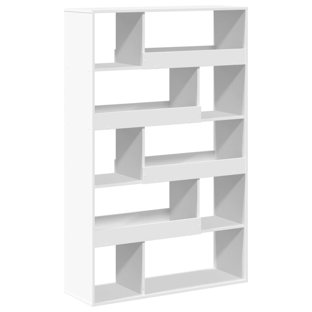 vidaXL Βιβλιοθήκη Λευκή 100x33x156,5 εκ. από Επεξεργασμένο Ξύλο