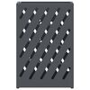 vidaXL Σχέδιο & βάση αποθήκευσης Ανθρακί 28 x 12 x 41 εκ Μέταλλο