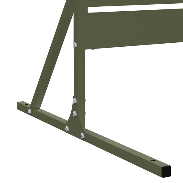 vidaXL Ιδιωτική Οθόνη Ελιά 100x50x180 εκ. Ατσάλι
