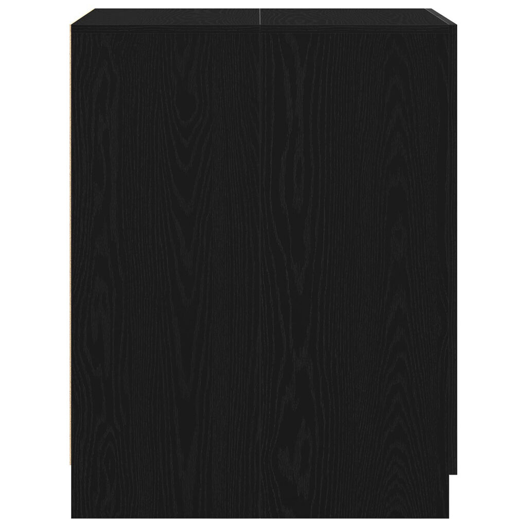 VidaXL Ντουλάπα Πλυντηρίου Μαύρη Δρυς 70,5x71,5x91,5 εκ από Επεξεργασμένο Ξύλο