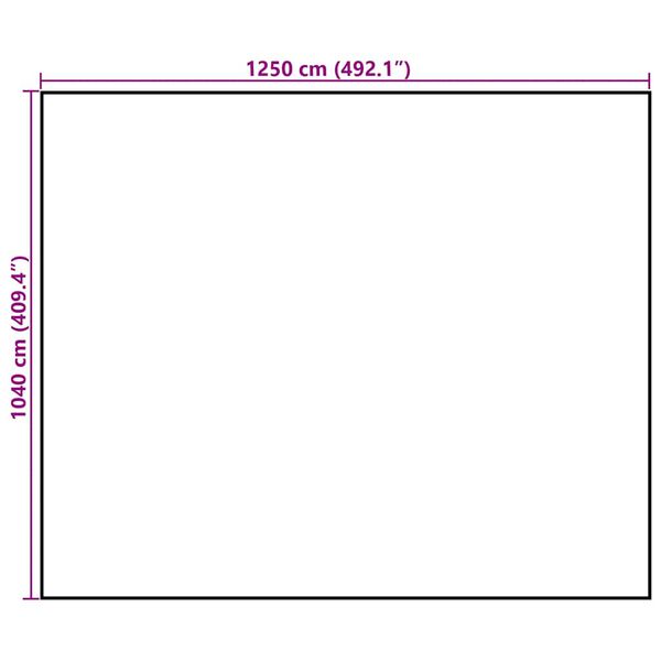 vidaXL Τάπητας για αχυρώνα 10,4x12,5 m 140 g/m² Πολυπροπυλένιο
