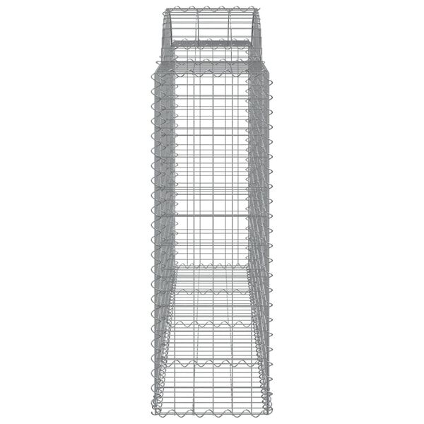 vidaXL Συρματοκιβώτια Τοξωτά 11 τεμ. 200x50x120/140 εκ. Γαλβαν. Ατσάλι