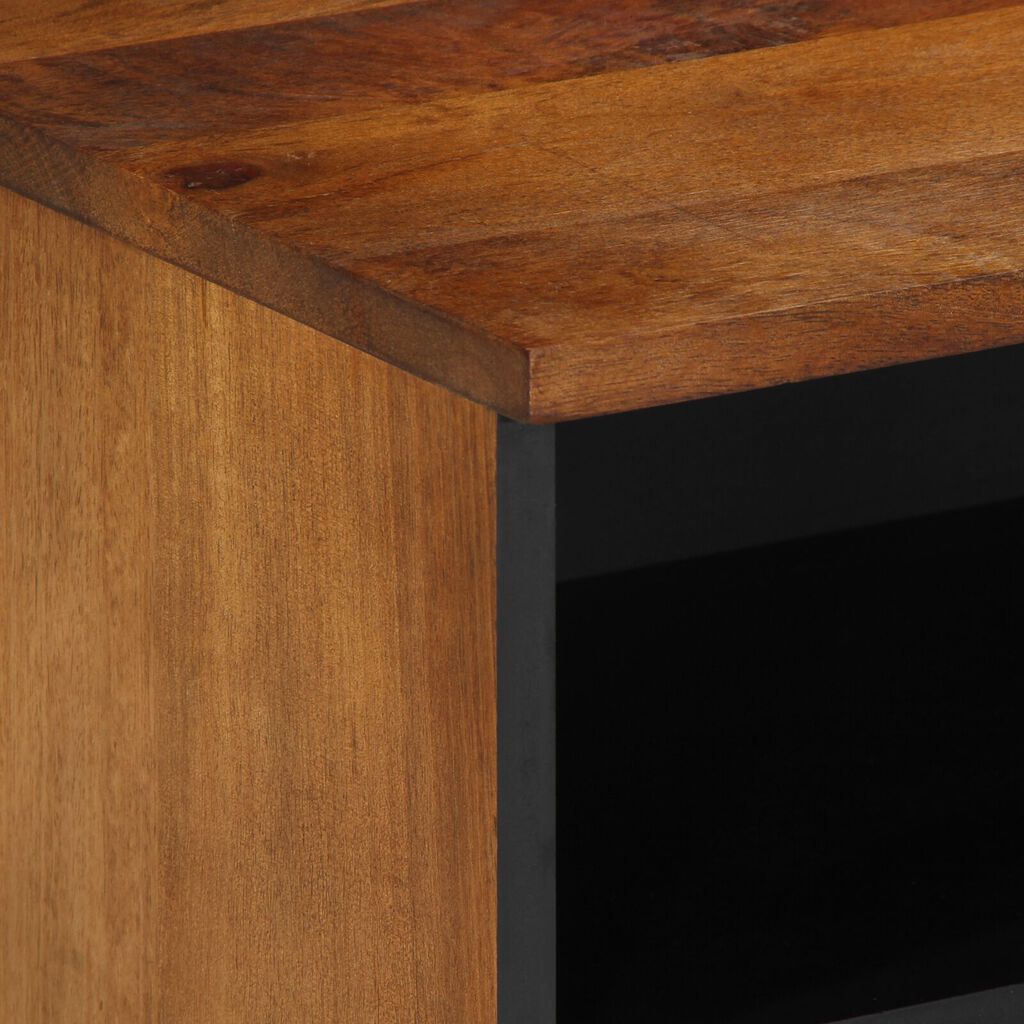vidaXL Ντουλάπα τηλεόρασης 100x33x46 εκ. Μασίφ ξύλο μάνγκο