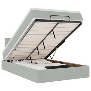 vidaXL &Omicron;&theta;&omega;&mu;&alpha;&nu;&iota;&kappa;ό &kappa;&rho;&epsilon;&beta;ά&tau;&iota; &mu;&epsilon; &sigma;&tau;&rho;ώ&mu;&alpha;&LEDs &Alpha;&nu;&omicron;&iota;&chi;&tau;ό &gamma;&kappa;&rho;&iota; 120x200cm &Beta;&epsilon;&lambda;&omicron;ύ&delta;&omicron;