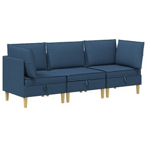 vidaXL &Sigma;&epsilon;&tau; &Epsilon;&pi;ί&pi;&lambda;&omega;&nu; &Sigma;&alpha;&lambda;&omicron;&nu;&iota;&omicron;ύ &mu;&epsilon; &mu;&alpha;&xi;&iota;&lambda;ά&rho;&iota; 3 pcs &Mu;&pi;&lambda;&epsilon; Ύ&phi;&alpha;&sigma;&mu;&alpha;