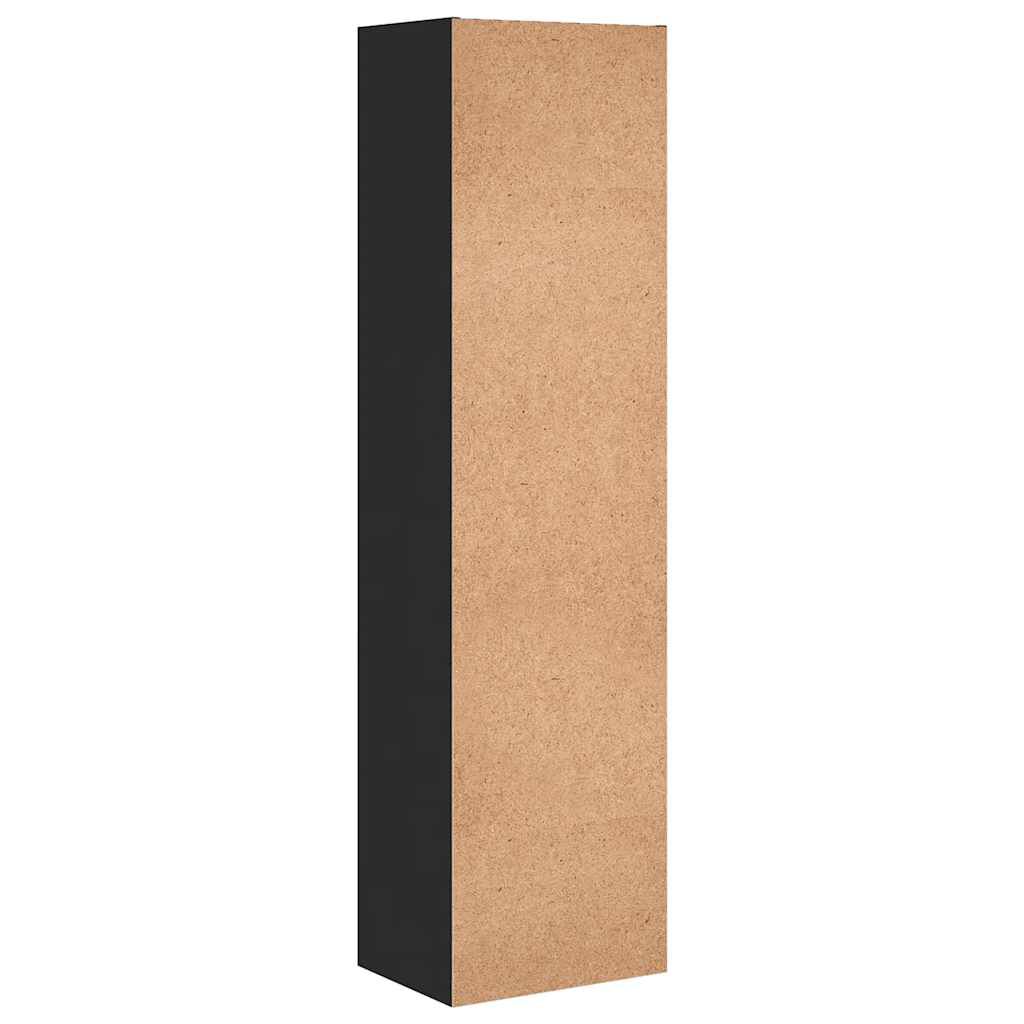 vidaXL Βιβλιοθήκη Μαύρο 40x30x152 εκ. από Επεξεργασμένο Ξύλο