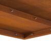 vidaXL Φωτιά Καφέ 60 x 60 x 30 cm Ατσάλι σκληρυθέν στον αέρα