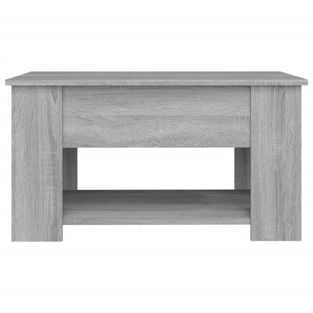 vidaXL Τραπεζάκι Σαλονιού Γκρι Sonoma 79x49x41 εκ. Επεξεργασμένο Ξύλο