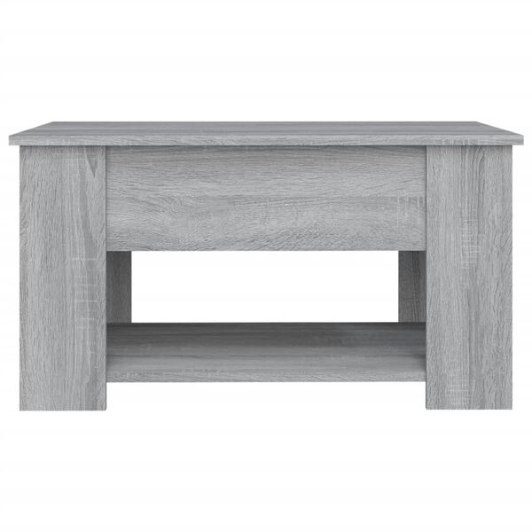 vidaXL Τραπεζάκι Σαλονιού Γκρι Sonoma 79x49x41 εκ. Επεξεργασμένο Ξύλο